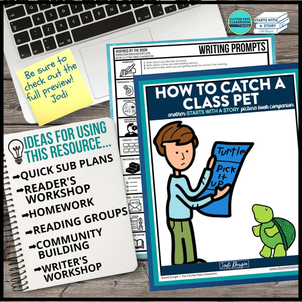 HOW TO CATCH A CLASS PET activities and lesson plan ideas