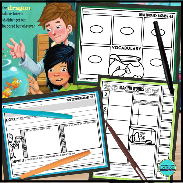 HOW TO CATCH A CLASS PET activities and lesson plan ideas