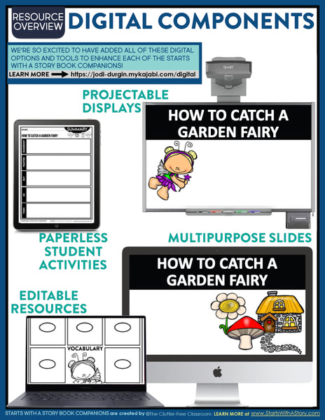 HOW TO CATCH A GARDEN FAIRY activities and lesson plan ideas