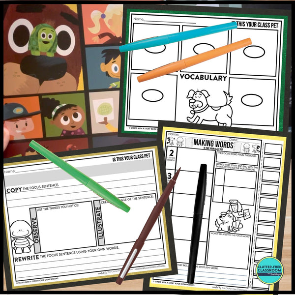 IS THIS YOUR CLASS PET activities and lesson plan ideas