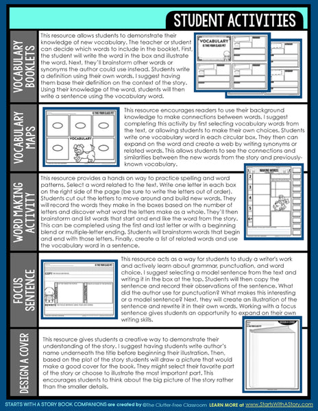 IS THIS YOUR CLASS PET activities and lesson plan ideas