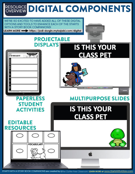 IS THIS YOUR CLASS PET activities and lesson plan ideas