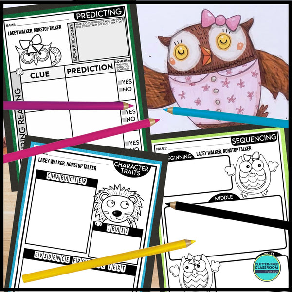 LACEY WALKER, NONSTOP TALKER activities and lesson plan ideas