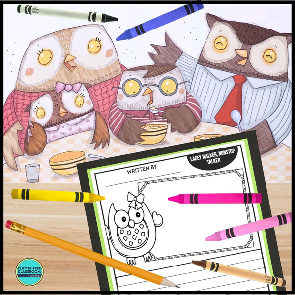 LACEY WALKER, NONSTOP TALKER activities and lesson plan ideas