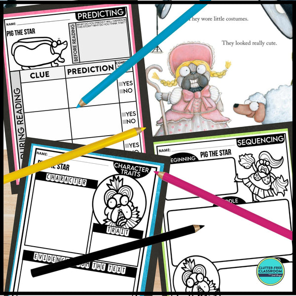 PIG THE STAR activities and lesson plan ideas
