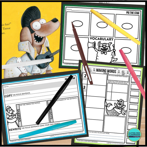 PIG THE STAR activities and lesson plan ideas