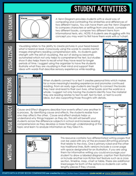 PIG THE STAR activities and lesson plan ideas
