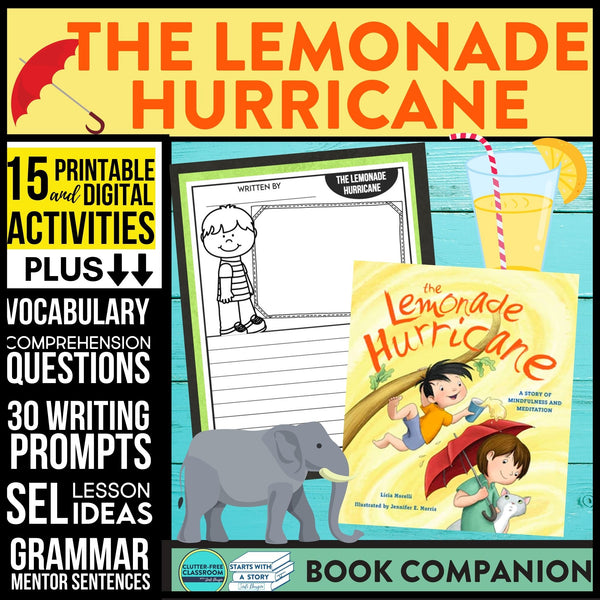 THE LEMONADE HURRICANE activities and lesson plan ideas