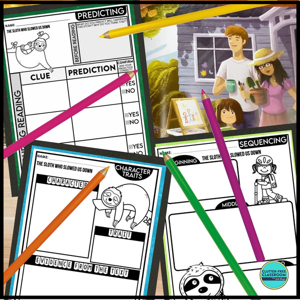 THE SLOTH WHO SLOWED US DOWN activities and lesson plan ideas