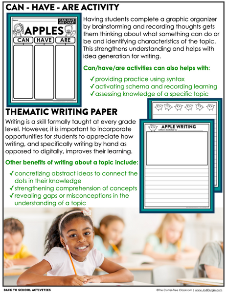 APPLES ACTIVITY PACKET