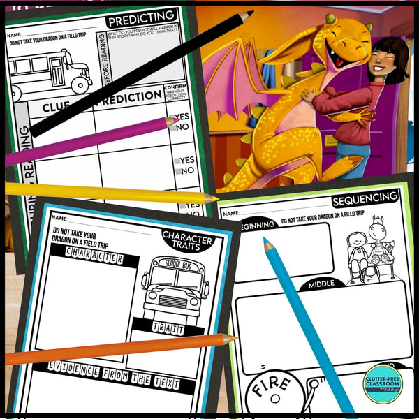 DO NOT TAKE YOUR DRAGON ON A FIELD TRIP activities and lesson plan ideas