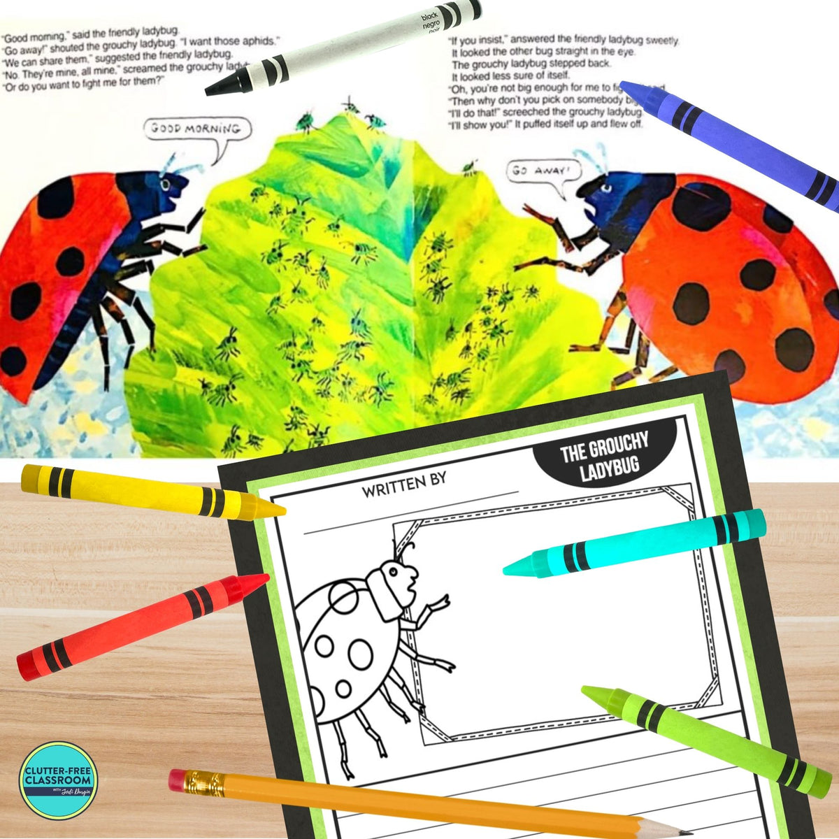 The Grouchy Ladybug Coloring Pages