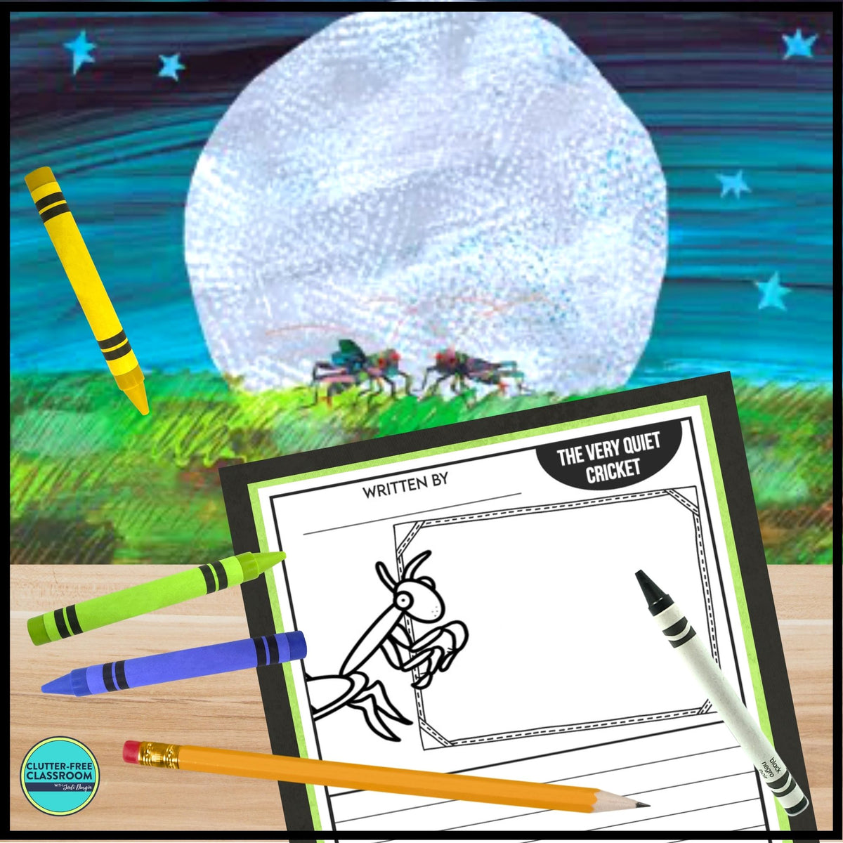 The Very Quiet Cricket Coloring Page the-very-quiet-cricket-coloring-page
