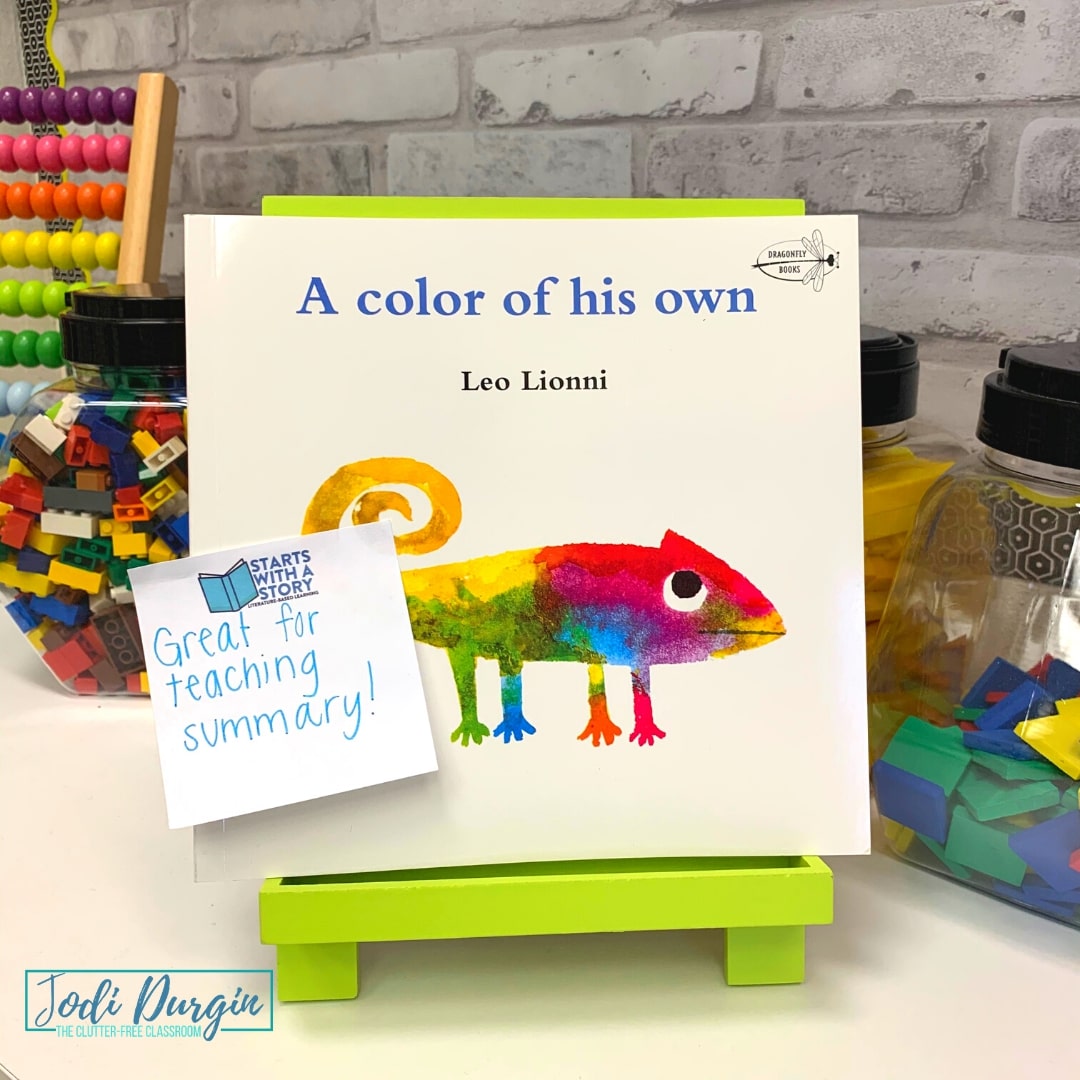 A Color of His Own activities and lesson plan ideas – Clutter Free  Classroom Store