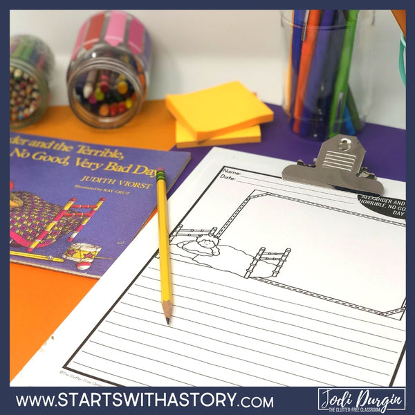 Alexander and The Terrible, No Good Very Bad Day activities and lesson plan ideas