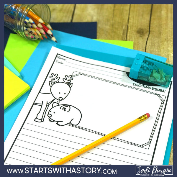 Christmas Wombat activities and lesson plan ideas