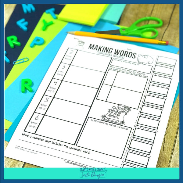 Christmas Wombat activities and lesson plan ideas