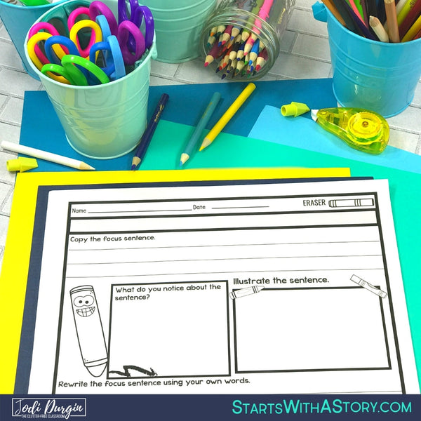 Eraser activities and lesson plan ideas