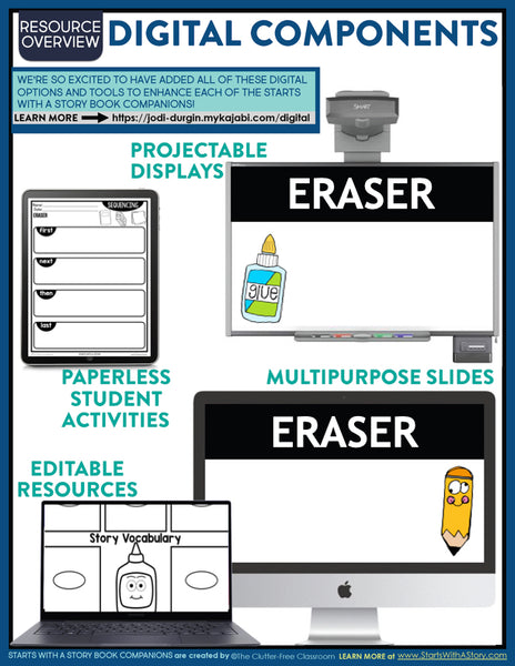Eraser activities and lesson plan ideas