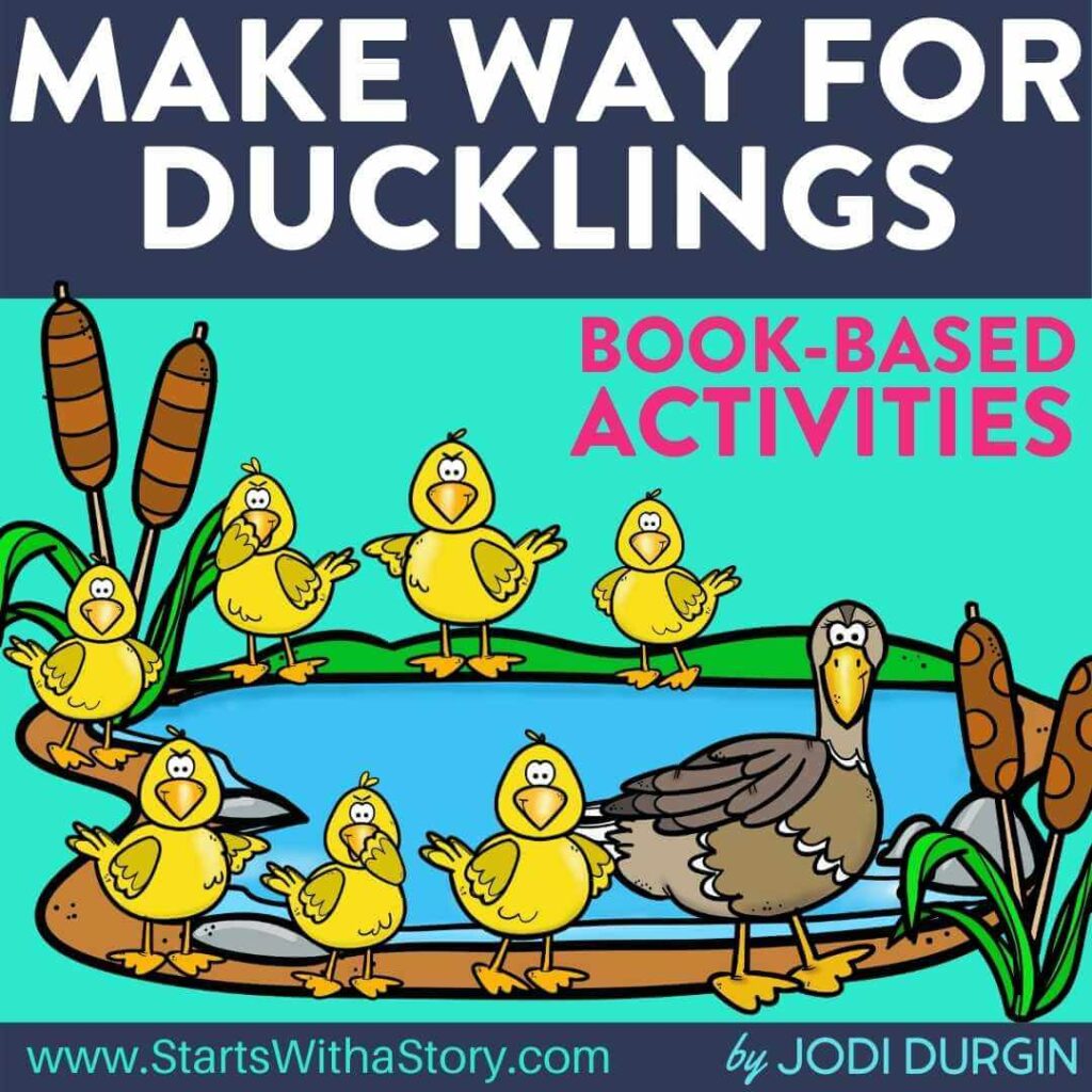Make Way for Ducklings activities and lesson plan ideas, image size:1024x1024