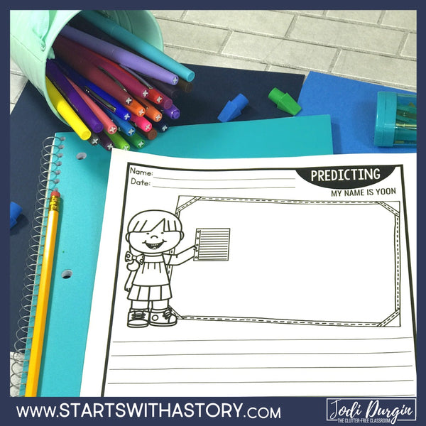 My Name is Yoon activities and lesson plan ideas