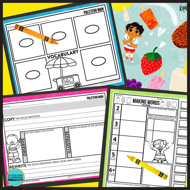 PALETERO MAN activities and lesson plan ideas – Clutter Free Classroom ...
