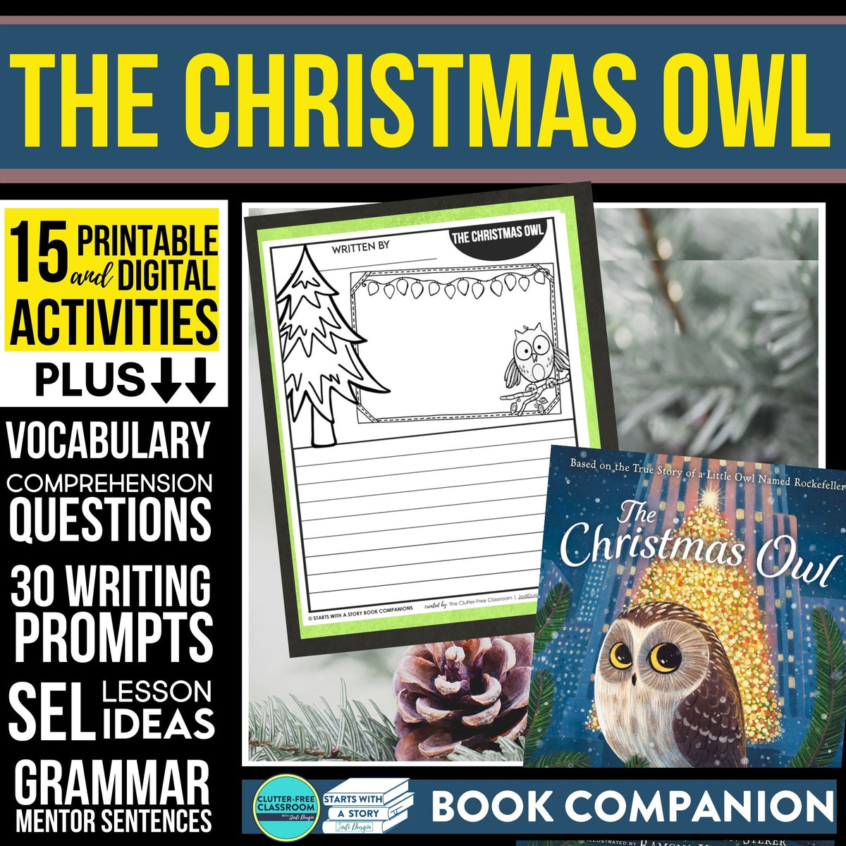 the-christmas-owl-activities-and-lesson-plan-ideas-clutter-free-classroom-store