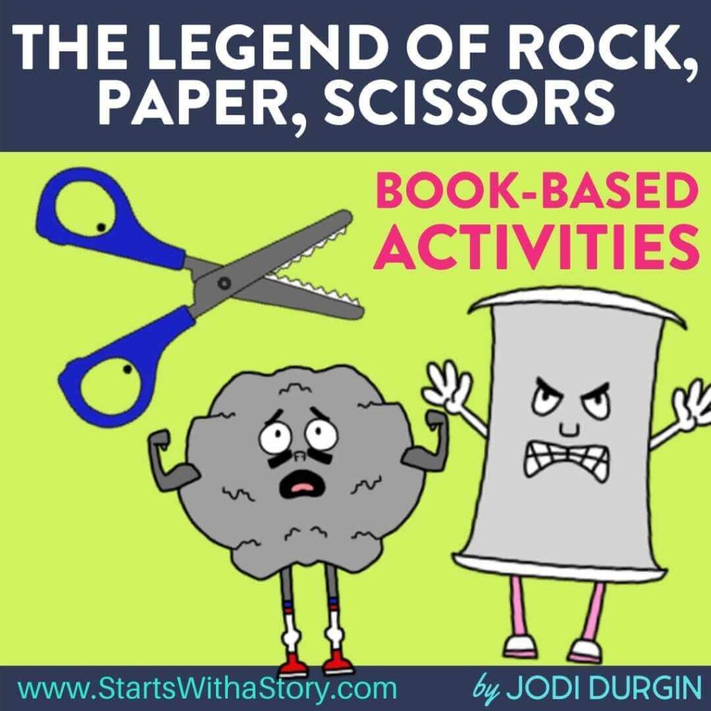 The Legend of Rock, Paper, Scissors Book Writing Sequencing