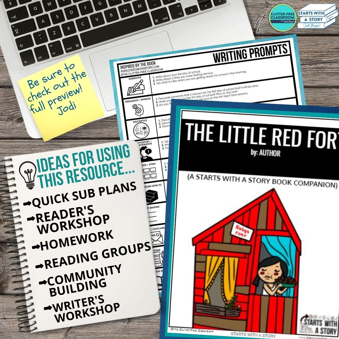 THE LITTLE RED FORT activities, worksheets & lesson plan ideas – Clutter  Free Classroom Store