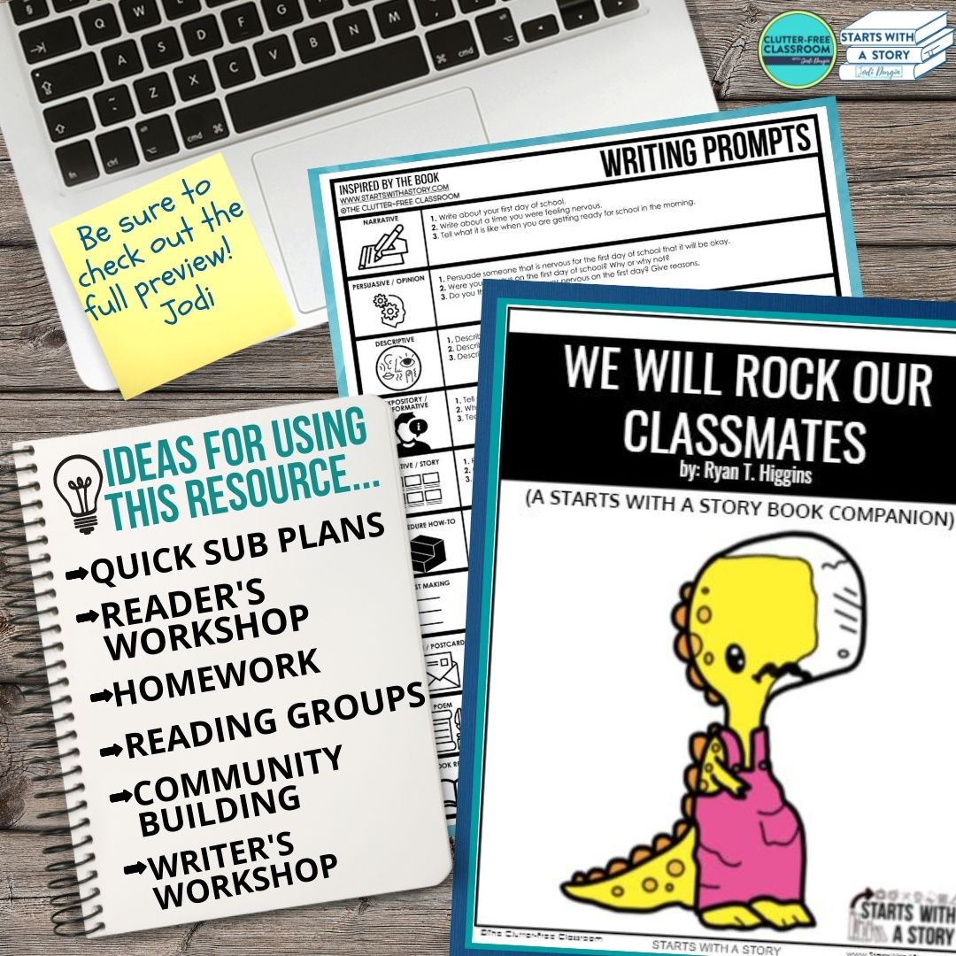 WE WILL ROCK OUR CLASSMATES activities, worksheets & lesson plan ideas ...