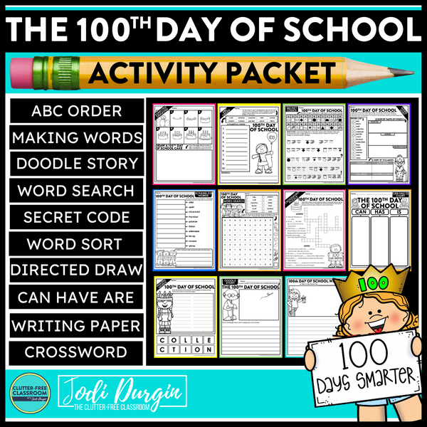 100th Day of School Activity Packet