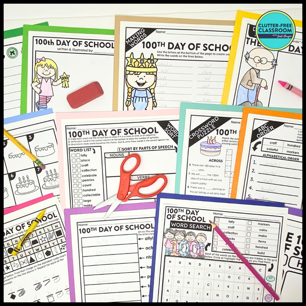 100th Day of School Activity Packet