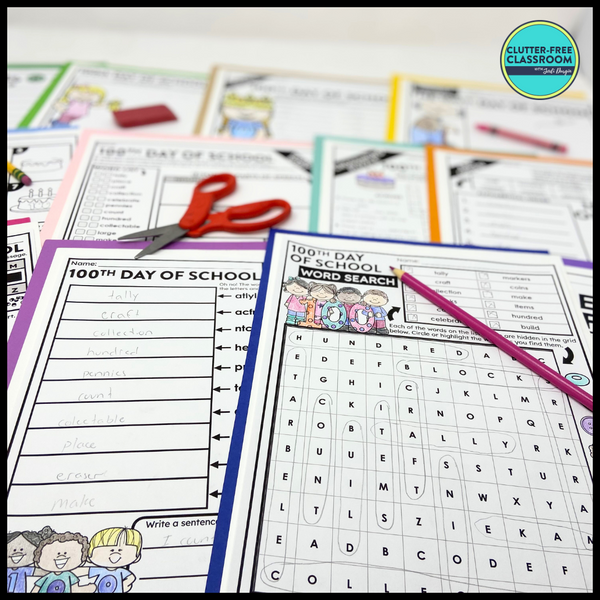 100th Day of School Activity Packet