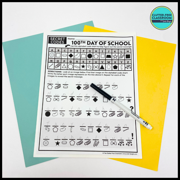 100th Day of School Activity Packet