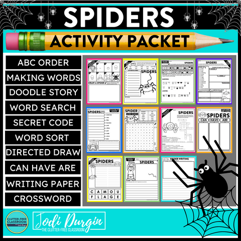 Spiders Activity Packet