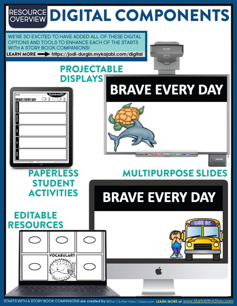 BRAVE EVERY DAY activities and lesson plan ideas
