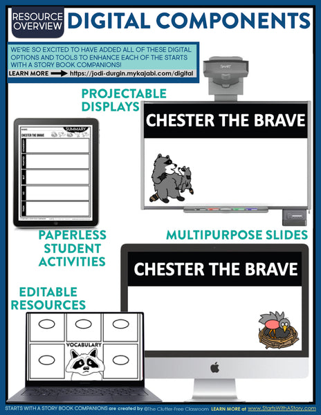 CHESTER THE BRAVE activities and lesson plan ideas