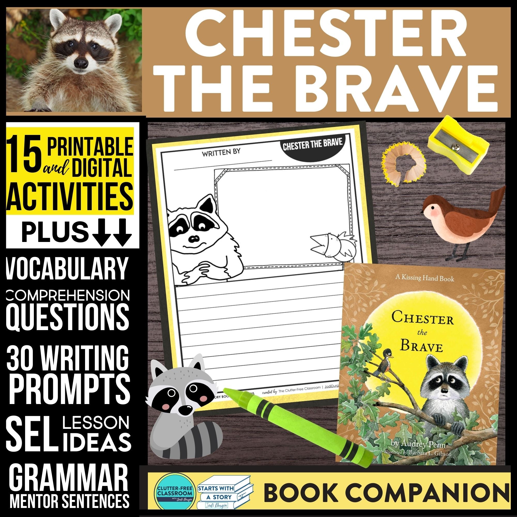 CHESTER THE BRAVE activities and lesson plan ideas
