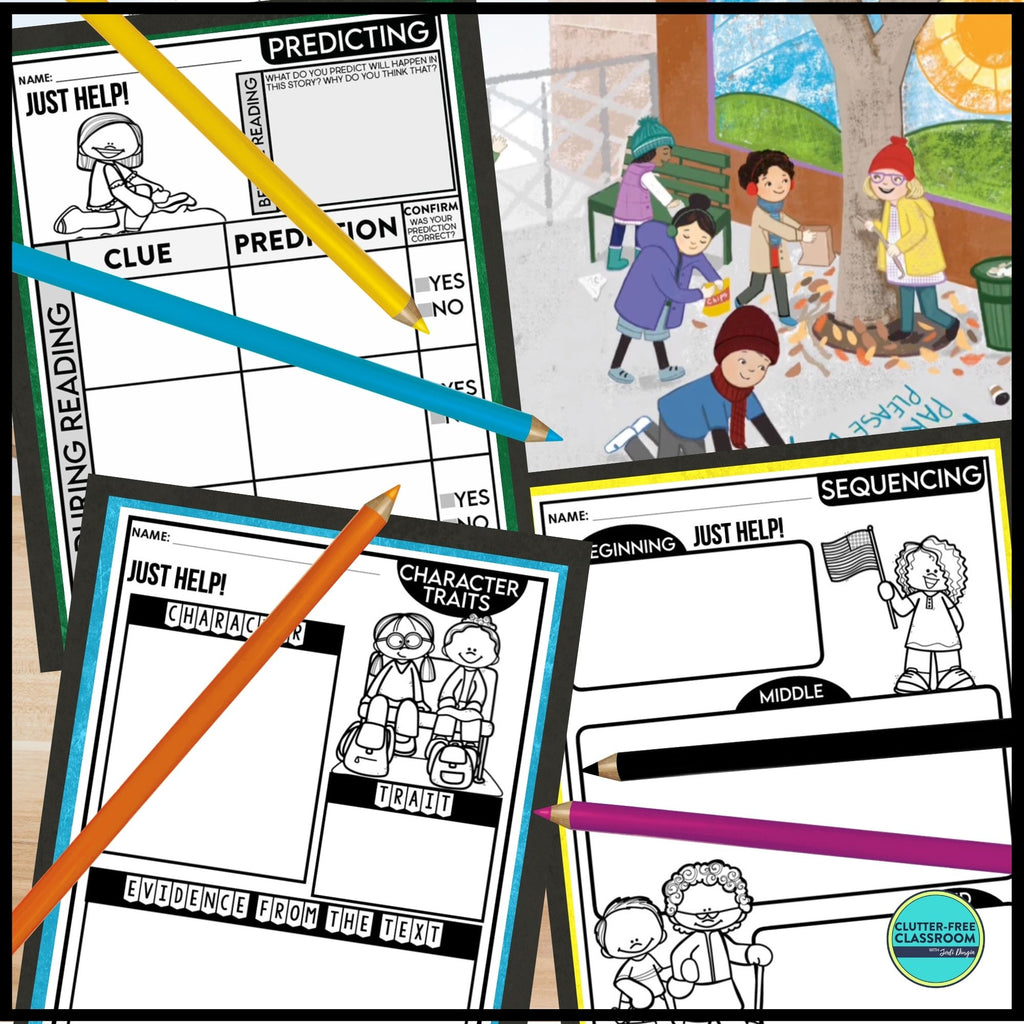 JUST HELP! activities and lesson plan ideas – Clutter Free Classroom Store