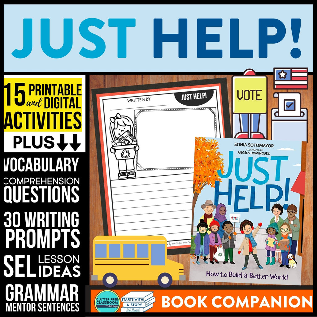 JUST HELP! activities and lesson plan ideas – Clutter Free Classroom Store