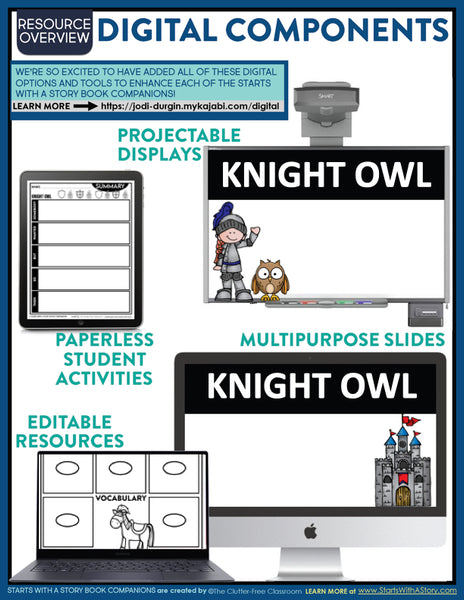 KNIGHT OWL activities and lesson plan ideas