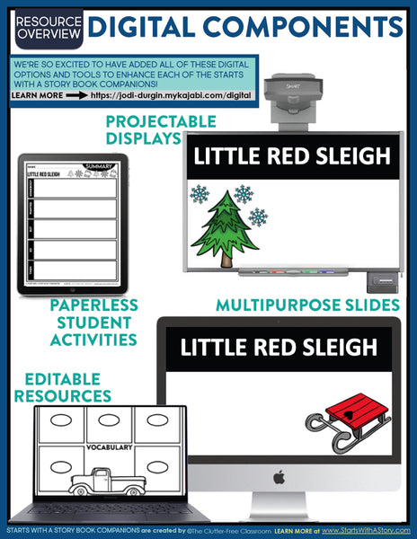 LITTLE RED SLEIGH activities and lesson plan ideas