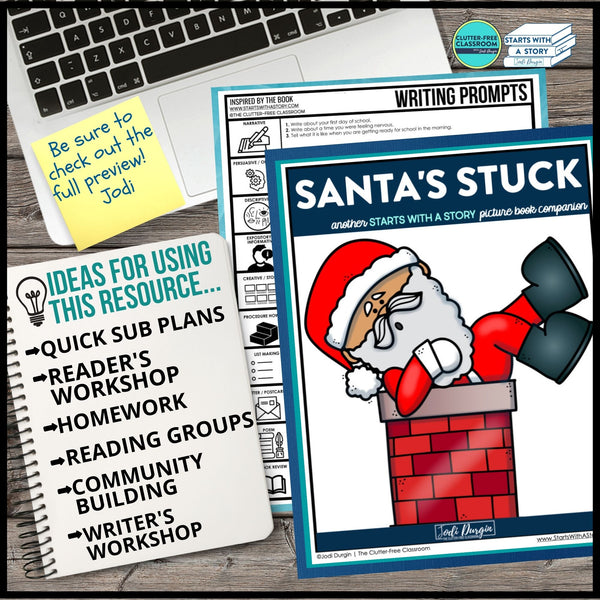 SANTA'S STUCK activities and lesson plan ideas