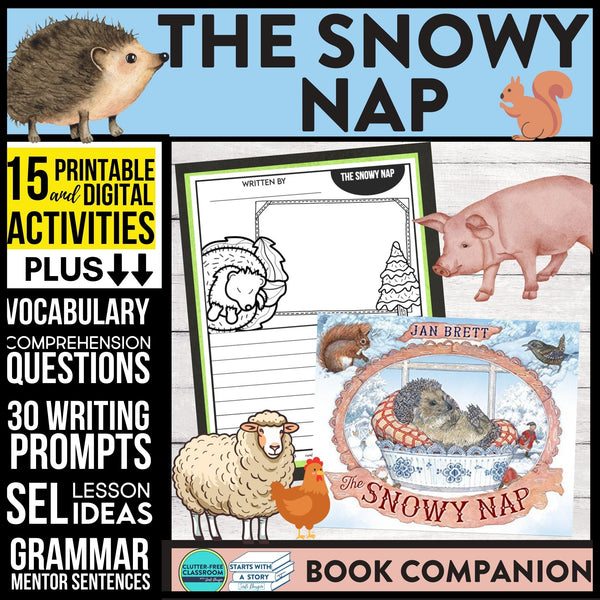 THE SNOWY NAP activities and lesson plan ideas