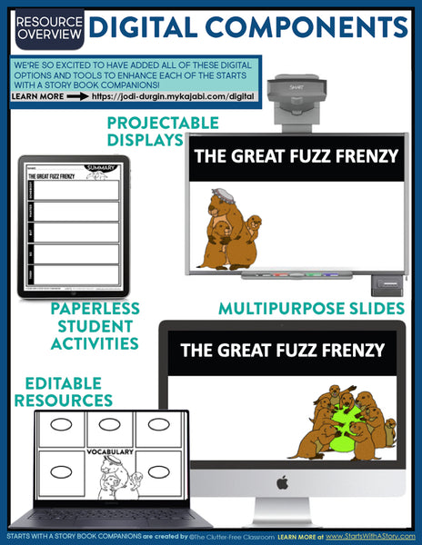 THE GREAT FUZZ FRENZY activities and lesson plan ideas