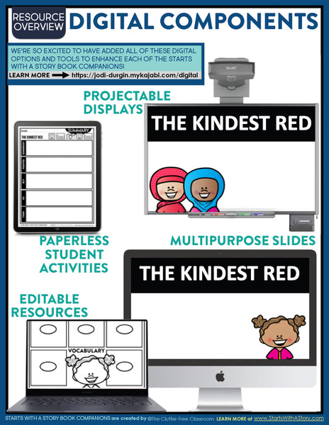 THE KINDEST RED activities and lesson plan ideas