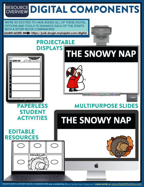 THE SNOWY NAP activities and lesson plan ideas