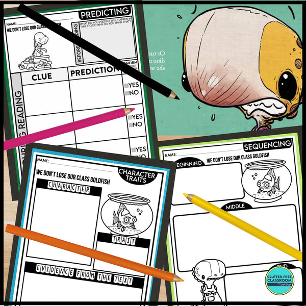 WE DON'T LOSE OUR CLASS GOLDFISH activities and lesson plan ideas