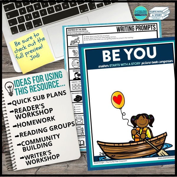 BE YOU activities and lesson plan ideas