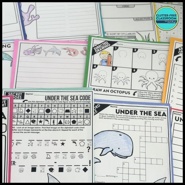 Under the Sea Activity Packet